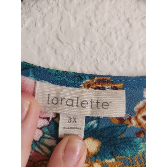 Loralette Womens Plus Size Cover Floral Shaw 3xl - Picture 6 of 6